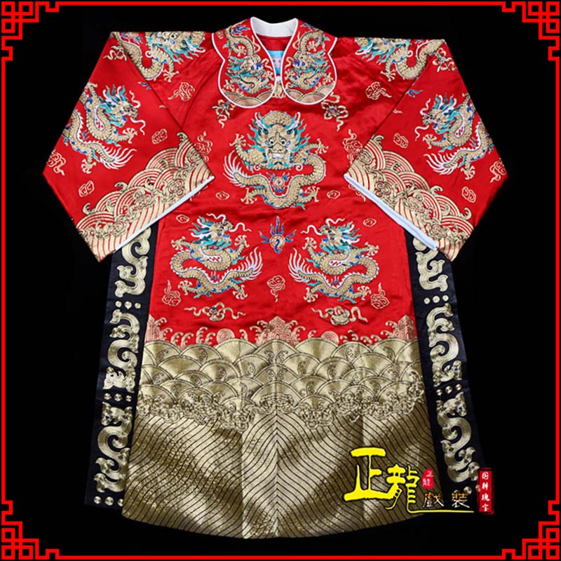 康乐皇帝蟒袍全金八宝团龙蟒